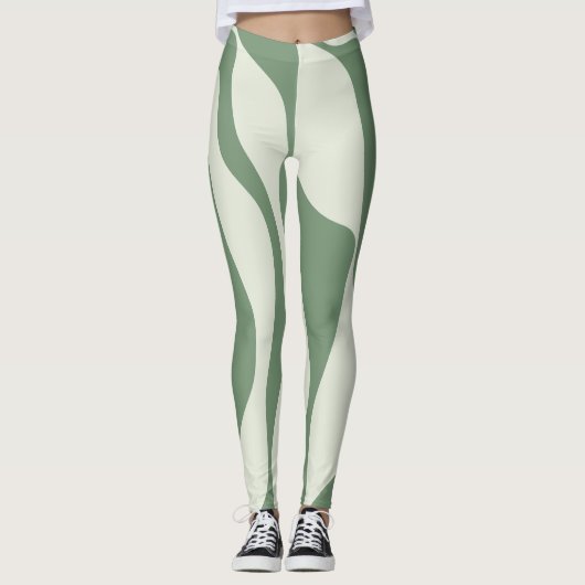 Leggings Ebb et flux 4 en vert (Devant)