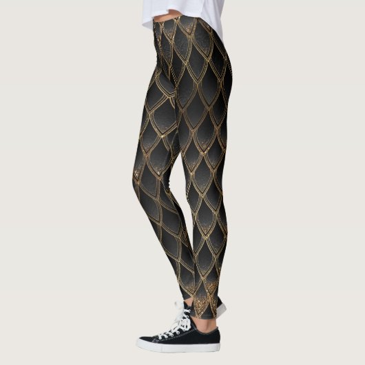 Leggings Écailles de dragon Brown (Gauche)