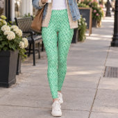 Leggings Écailles de poisson vert menthe
