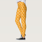 Leggings Écailles de sirène orange (Gauche)