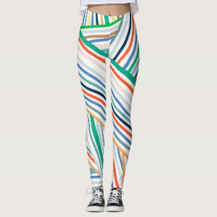 Leggings Écart de bandes de chevauchement