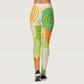 Leggings Écharpe des cercles concentrés (Dos)