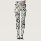 Leggings échelle de dragon mono (Devant)