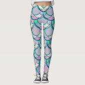 Leggings Échelles de sirène (Devant)