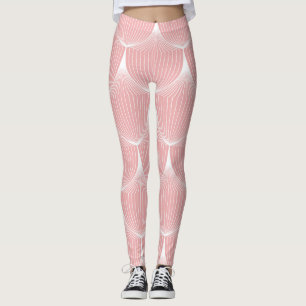 Leggings Echelles linéaires des années 20 : Motif élégant