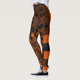 Leggings échiquiers dominos dominos imprimer