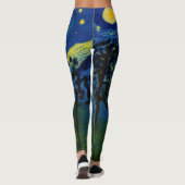 Leggings Echos de Forêt de l'Infinité - Un paysage forestie (Dos)