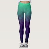 Leggings Échos de la marée d'améthyste (Devant)