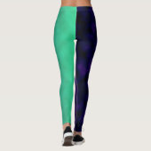 Leggings Échos de la marée d'améthyste (Dos)