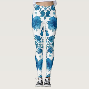 Leggings Echos du Super : Boho Watercolor Motif