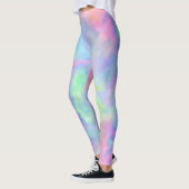 Leggings éclaboussure d'aquarelle opale : (Gauche)