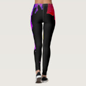 Leggings Éclaboussure d'arc-en-ciel (Dos)