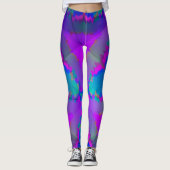 Leggings éclaboussure de couleur (Devant)