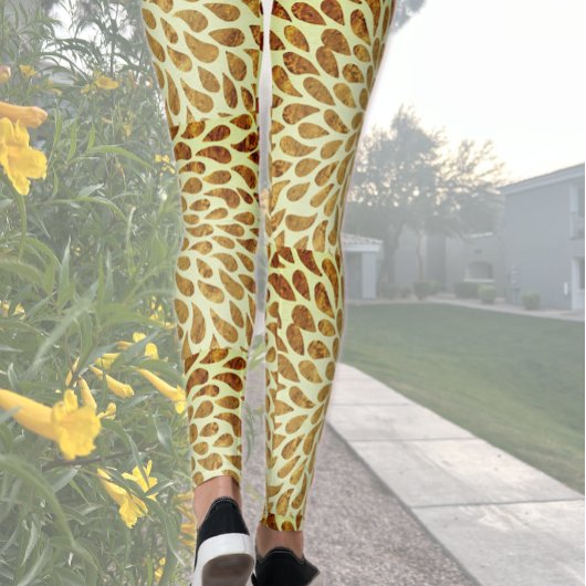 Leggings Éclaboussure dorée