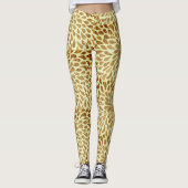 Leggings Éclaboussure dorée (Devant)