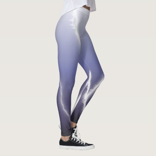 Leggings Éclair blanc (Droite)