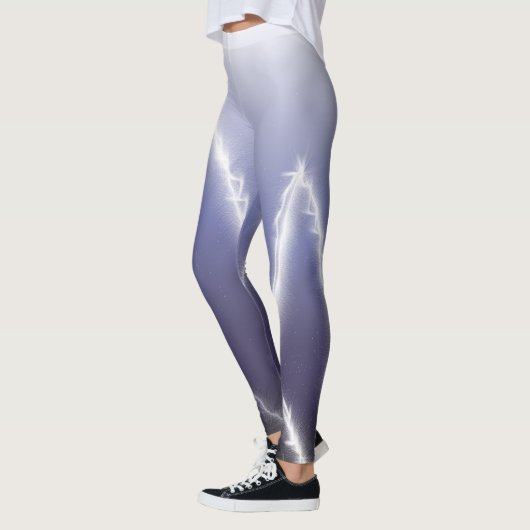 Leggings Éclair blanc (Gauche)