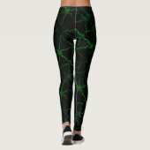 Leggings éclair vert (Dos)