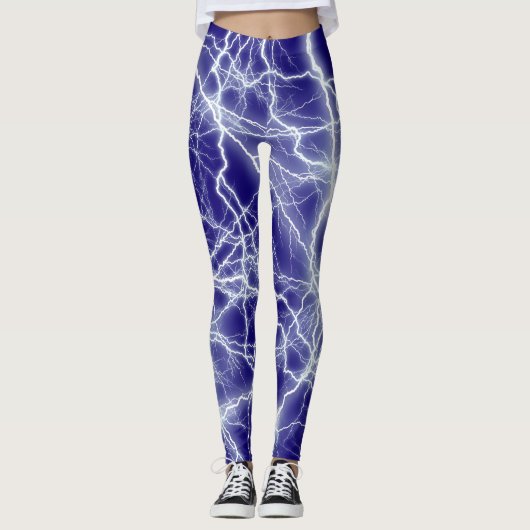 Leggings Éclairage électrique étincelle les légendes (Devant)