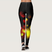 Leggings Éclairer Les Leggins De Scribble Sombre (Dos)