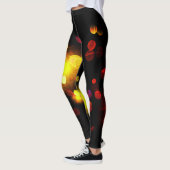 Leggings Éclairer Les Leggins De Scribble Sombre (Gauche)
