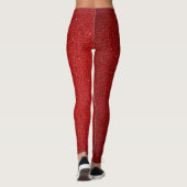 Leggings Éclat de Parties scintillant rouge (Dos)