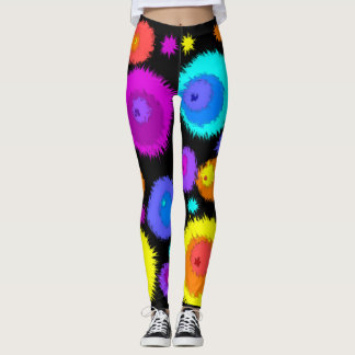 Leggings Éclatement de couleurs