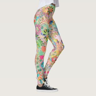 Leggings éclatement d'étoile funky