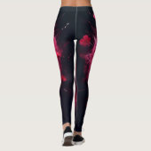 Leggings Éclatement du coeur rose (Dos)