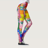 Leggings Éclats de licorne arc-en-ciel (Droite)
