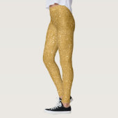 Leggings Éclats de Parties scintillant d'or (Gauche)