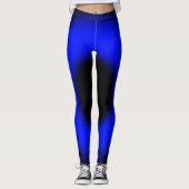 Leggings Éclipse oculaire bleu (Devant)