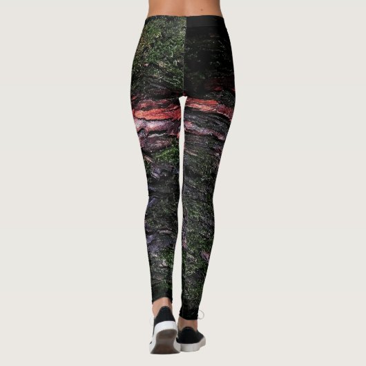 Leggings écorce de bois mossy roux (Dos)