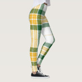 Leggings écossais vert et jaune (Droite)