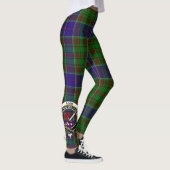 Leggings Ecosse Clan Adam Chasse Crest Tartan Femmes (Droite)