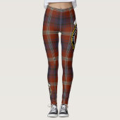 Leggings Ecosse Clan Ainslie Ancienne Crest Tartan Femmes (Devant)
