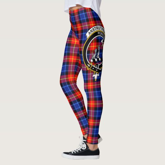 Leggings Ecosse Clan Anstruther Crest Tartan Femmes (Gauche)