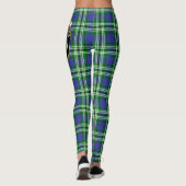 Leggings Ecosse Clan Apprendre Crest Tartan Femmes Leging (Dos)