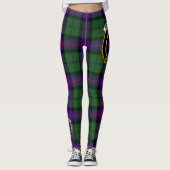 Leggings Ecosse Clan Armstrong Crest Tartan Femmes Leging (Devant)