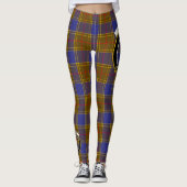 Leggings Ecosse Clan Balfour Moderne Crest Tartan Femmes (Devant)
