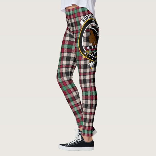 Leggings Ecosse Clan Borthwick Ancienne Crest Tartan Femmes (Gauche)