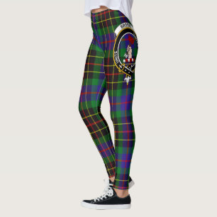 Leggings Ecosse Clan Brodie Chasse Crest Tartan Femmes
