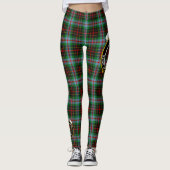 Leggings Ecosse Clan Brodie Crest moderne Tartan Women (Devant)