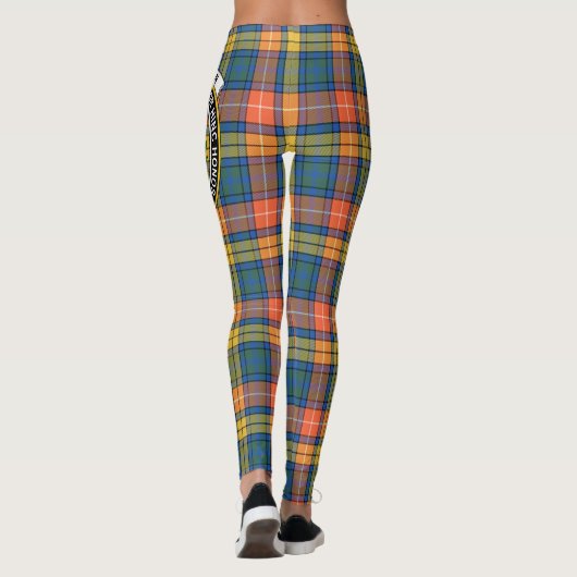 Leggings Ecosse Clan Buchanan Ancienne Crest Tartan Femmes (Dos)