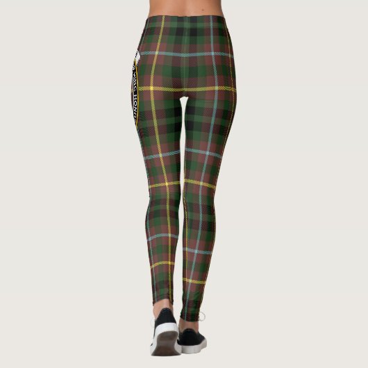 Leggings Ecosse Clan Buchanan Chasse Crest Tartan Femmes (Dos)
