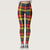 Leggings Ecosse Clan Buchanan Moderne Crest Tartan Femmes (Devant)