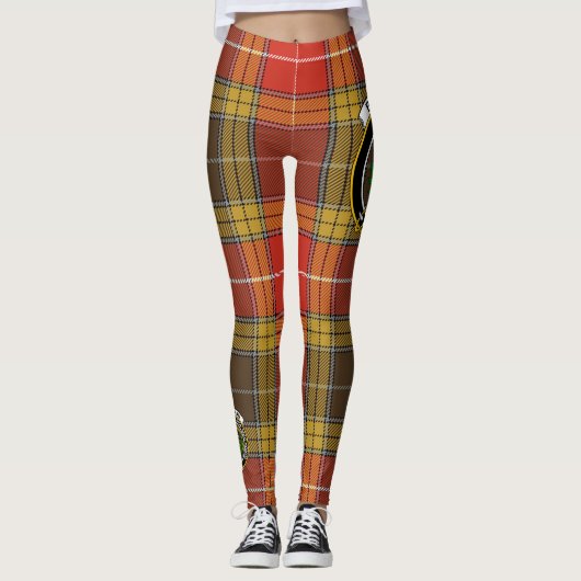 Leggings Ecosse Clan Buchanan Old Set Patiné Crest Tar (Devant)