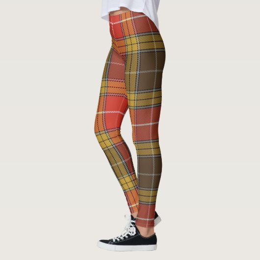 Leggings Ecosse Clan Buchanan Old Set Tartan Wo Patiné (Gauche)