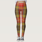 Leggings Ecosse Clan Buchanan Old Set Tartan Wo Patiné (Devant)