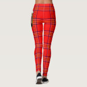 Leggings Ecosse Clan Burnett Crest moderne Tartan Femmes (Dos)